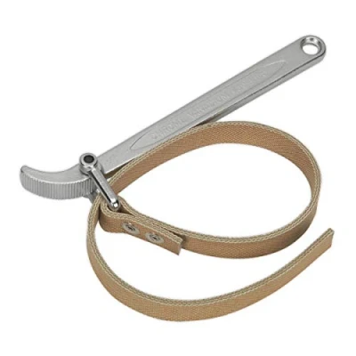 Image of Sealey Oil Filter Strap Wrench Ø60 140mm Capacity