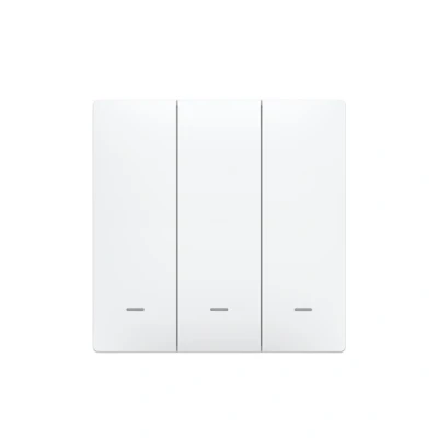 Image of Ener J 3 Gang Smart Push Button Mechanical Light Switch, No Neutral Needed, APP &amp; Voice Control