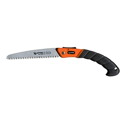 Image of Altuna Folding Pruning Saw Blade, Serrated Japanese 7&quot;/180mm