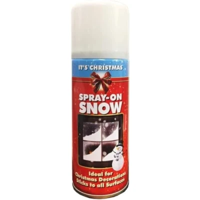 Image of SKYTE® 1 6x Christmas Snow Spray Cans Artificial Decoration For Real Effect Tree Party Festive Xmas 200ml (1)
