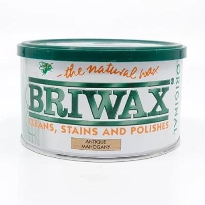 Image of Briwax BRWWPAM400 400g Wax Polish Antique Mahogany