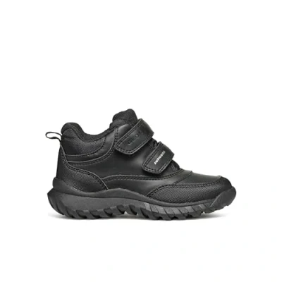 Image of Geox J Simbyos Boy B ABX Sneaker, Black Royal, 1 UK