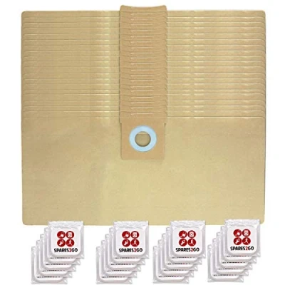 Image of SPARES2GO 20 x Dust Bags for Titan 16L 20L 30L 40L Vacuum Cleaner + Freshener Tabs