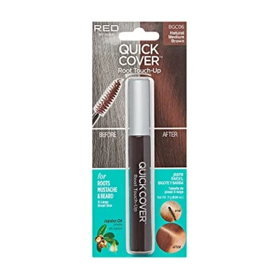Image of Kiss Quick Cover Brushin Color Touch Up Medium Brown