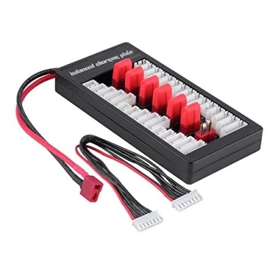 Image of WANGCL RC T Parallel Charging Board Balance Charger Expansion Plug Adapter Compatible with 2 6S LiPo Batteries