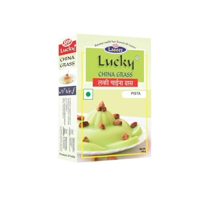 Image of LUCKY CHINA GRASS (PISTA Flavor 100 gm)[Pack of 3]