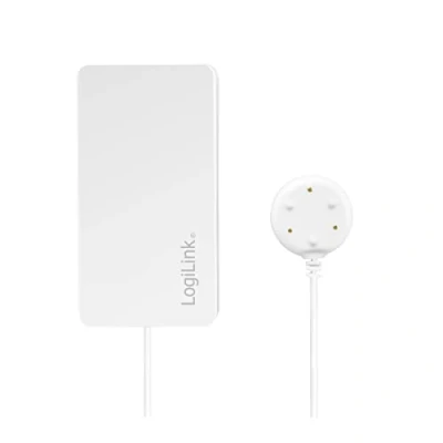 Image of LogiLink SH0114 Wi Fi Smart Home Water Leak Sensor, Controllable via App, IP20, Tuya Compatible, Supports Amazon Alexa and Google Home, White