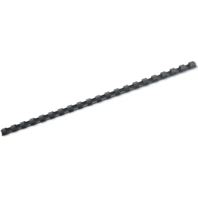 Image of GBC CombBind Binding Combs, 12 mm, 95 Sheet Capacity, A4, 21 Ring, Black, Pack of 100, 4028177