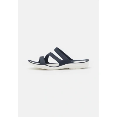 Image of Crocs Women&#039;s Swiftwater Sandal W, Navy/White, 3 UK