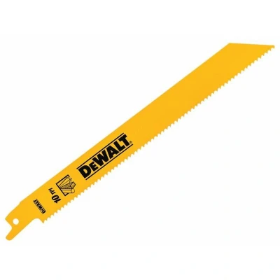 Image of DeWalt Bi Metal General Purpose Reciprocating Blade 203mm x 10 TPI (Pack 5) DEWDT90383QZ