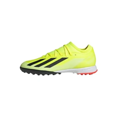 Image of adidas Performance X Crazyfast League TF Astro turf trainers, Men&#039;s, Size: 11, Team solar yellow/core black/footwear white Textile/synthetics