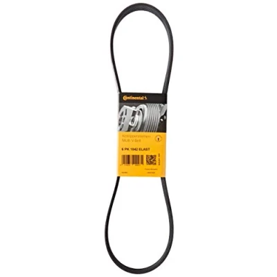 Image of 1142688, 1148908, 1S4E6C301AB, 1S4E6C301AC V ribbed belt CONTITECH 6PK1042 ELAST 1042mm 6 FORD: FIESTA 5, Focus Mk1 Hatchback, Fusion Estate