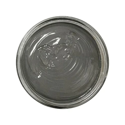 Image of Famaco 50ml Grey Dark Gris Leather Deluxe Cream Polish for Boot and Shoe with Application Brush Nourish Protector Kit Boots Shoes