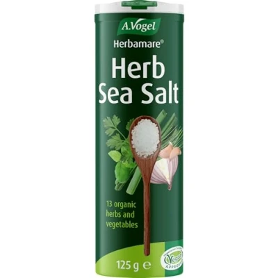 Image of A.Vogel Herbamare® Herb Sea Salt 125g Unrefined Infused With 13 Fresh Organic Herbs and Vegetables