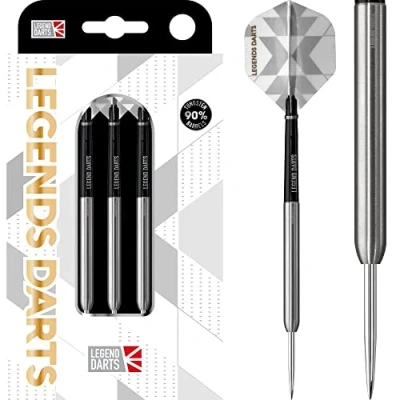 Image of Legend Darts D2875 Pro Series Smooth Premium 90% Tungsten Steel Tip Dart Set 22g