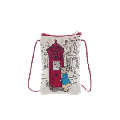 Image of Signare Tapestry Mini Crossbody Phone Bag, Ladies Purse for Phone, Mobile Purse, Smart Bag (Victorian Peter)