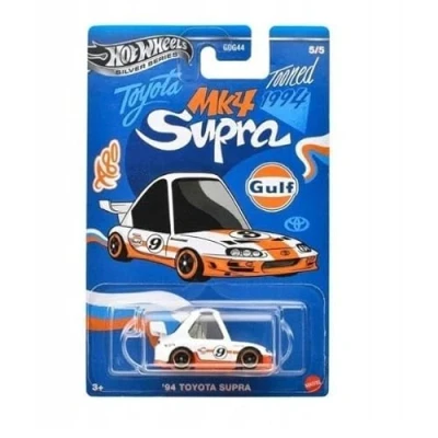 Image of Hot Wheels Silver Series Gulf 94 Toyota Supra/Toys