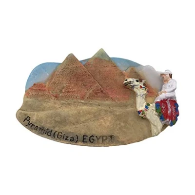 Image of Pyramid Egypt 3D Refrigerator Magnet Tourist Souvenirs Resin Magnetic Stickers Fridge Home &amp; Kitchen Decoration from China