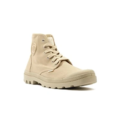 Image of Palladium Men&#039;s Us Pampa Hi H Sneakers, Sahara Safari, 7 UK