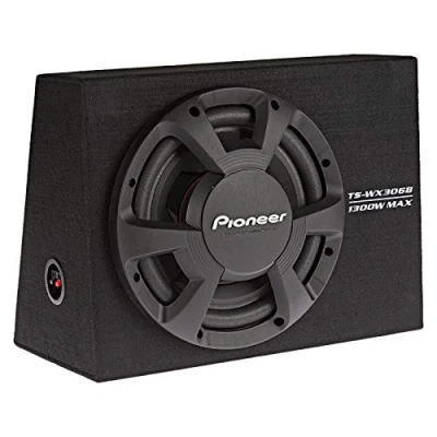 Image of Pioneer TS WX306B 30cm subwoofer pre loaded in sealed enclosure (1300W)
