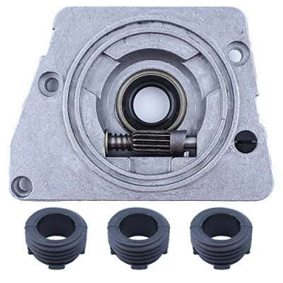 Image of Haishine Oil Pump W/ 3PCS Oiler Worm Gear Kit for Husqvarna 61 66 266 268 272 Chainsaws Replacement Parts 501 51 25 01, 38 01