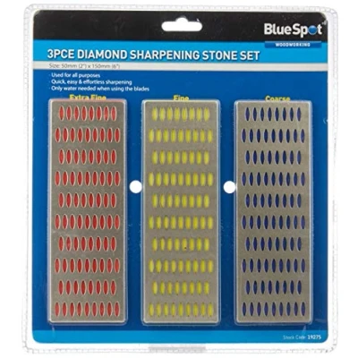 Image of Blue Spot Tools 19275 B/SPOT 2 x 6 Inch Diamond Stone Set (3 Piece)