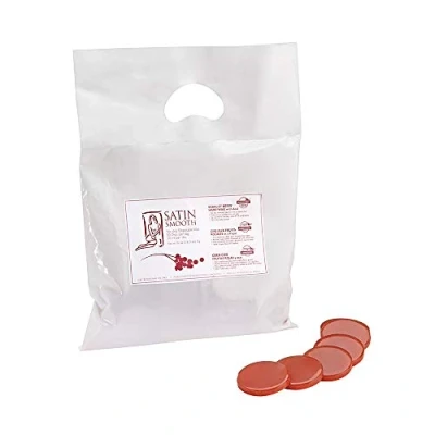 Image of Satin Smooth Scarlet Berry Hard Wax with Acai Discs For Women 50 Pc