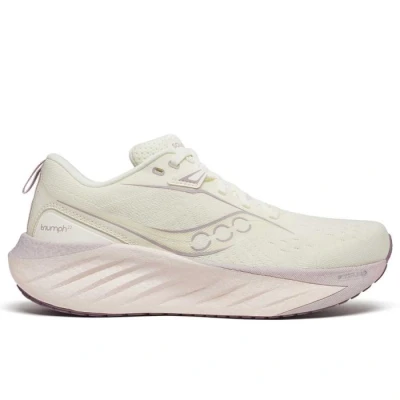 Image of Saucony Triumph 22 Road running shoes, Women&#039;s, Size: 4.5, Vanilla Textile/synthetics