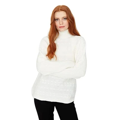 Image of Trendyol Sweater Ecru Regular