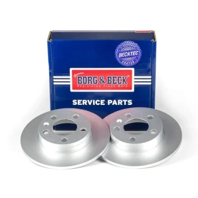 Image of Borg &amp; Beck BBD5458 Brake Disc Pair To Fit Ford Galaxy S Max 01/15
