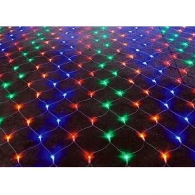 Image of Noma 240 Fit &amp; Forget Battery Operated Multi Effect Net Lights Timer