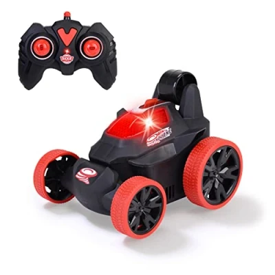 Image of Dickie Toys RC Mini Cyclone 12.5 cm Small Stunt Car with Remote Control for Flips, Includes 360 Degree Rotation, Children from 6 Years