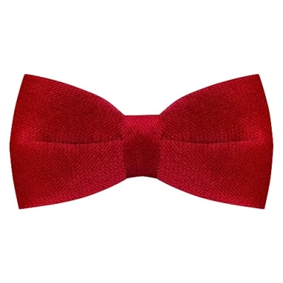 Image of King &amp; Priory Red Velvet Bow Tie