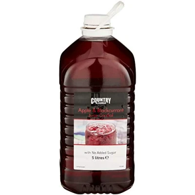 Image of Country Range No Added Sugar Apple &amp; Blackcurrant Cordial 1x5ltr
