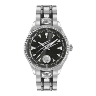 Image of Plein Sport Men&#039;s Watch Analogue Quartz Lineman, Silver/Sw/Steel Ps5ba0924, Bracelet