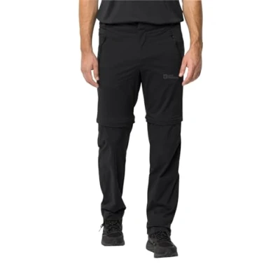 Image of Jack Wolfskin Glastal Zip Off Pants M Hiking trousers Black 46 (EU)