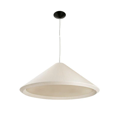 Image of Hue 4 Light Large Dome Ceiling Pendant Ivory, E27