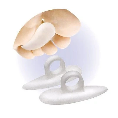 Image of Pair of Gel Toe Prop Support FITS Left &amp; Right Hammer Clawed Toes Small/Medium/Large (Small)