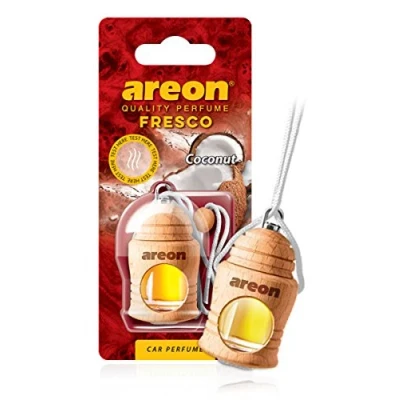 Image of AREON Fresco Car Air Freshener Coconut 4 Milliliters Multi Pack Of 3