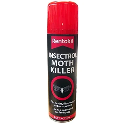 Image of 3x Rentokil PS127 Insectrol Moth Killer 250ml