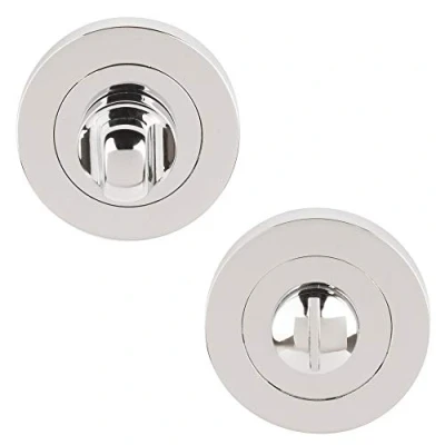 Image of Excel Architectural DH3682 Round Bathroom Turn &amp; Release, Polished Chrome