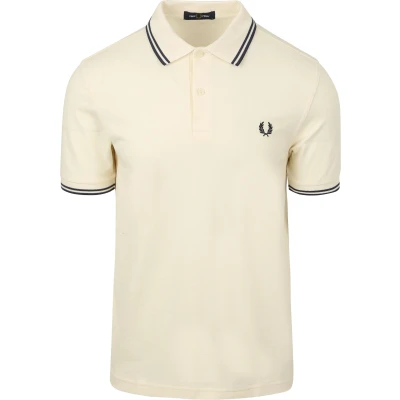 Image of Fred Perry Polo M3600 Ecru Y24 Beige Off White size 3XL