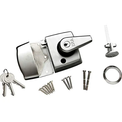 Image of Era Double Locking Nightlatch 40mm Cylinder Polished Chrome Finish