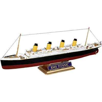 Image of Revell 05804 R.M.S. Titanic 1:1200 Scale Unbuilt/Unpainted Plastic Model Kit, 22.3 cm Length