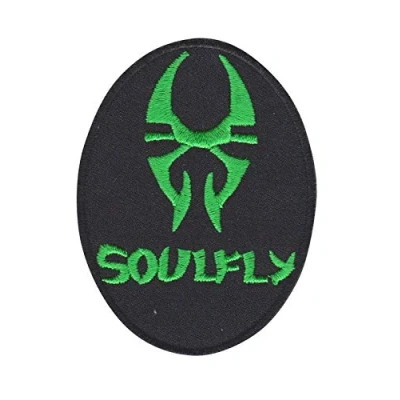 Image of Soulfly Metal Band_1 Patch Badge Embroidered Iron on Applique Souvenir Accessory