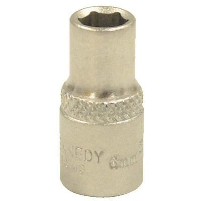 Image of Kennedy 6mm Single Hex Socket 1/4&quot; Square Drive