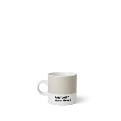 Image of Copenhagen Design Pantone Espresso Cup with Handle, Small Coffee Cup, fine China (Ceramic), 120 ml / 4.2 fl. oz., Warm Gray