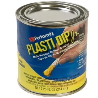 Image of Plasti Dip Plastic/Rubber Paint 250ml Junior Can (Black &amp; Blue)