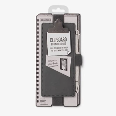 Image of IF Bookaroo Clipboard for Notebooks Charcoal