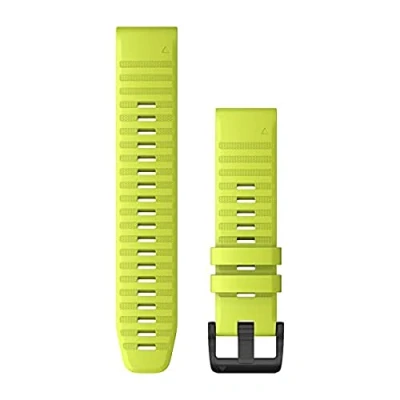 Image of Garmin QuickFit® 22 Silicone Strap Clear Yellow, One Size, Perfect for Running &amp; Sports